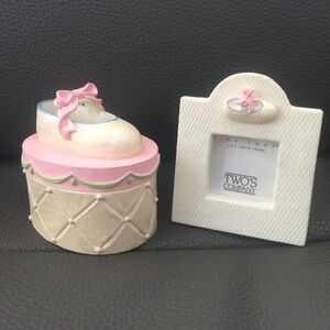 🌸 Two's Company Ballet Frame and Box 🌸